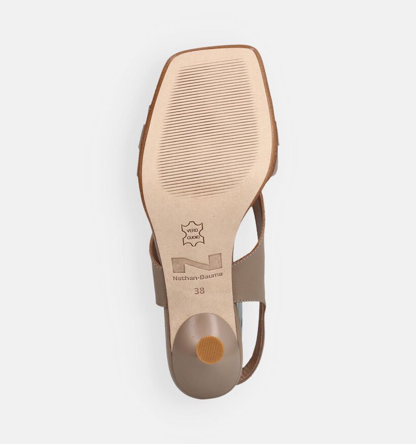 Nathan-Baume Lichtbruine Slingback Pumps voor dames (372249)