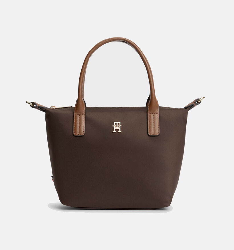 Tommy Hilfiger Popette Mini Tote Donkerbruine Handtas voor dames (379493)