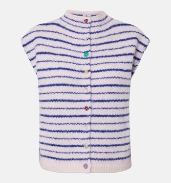 Pieces Vestes Marron/Bleu