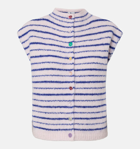 Pieces Vestes Marron/Bleu