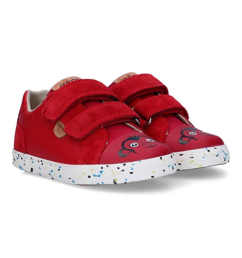 Geox Kilwi Chaussures à velcro en Bleu pour garçons (321552) - pour semelles orthopédiques