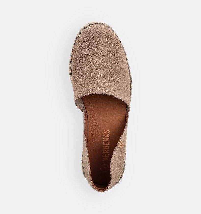 Verbenas Carmen Chaussures &agrave; enfiler en Taupe pour femmes (370084)