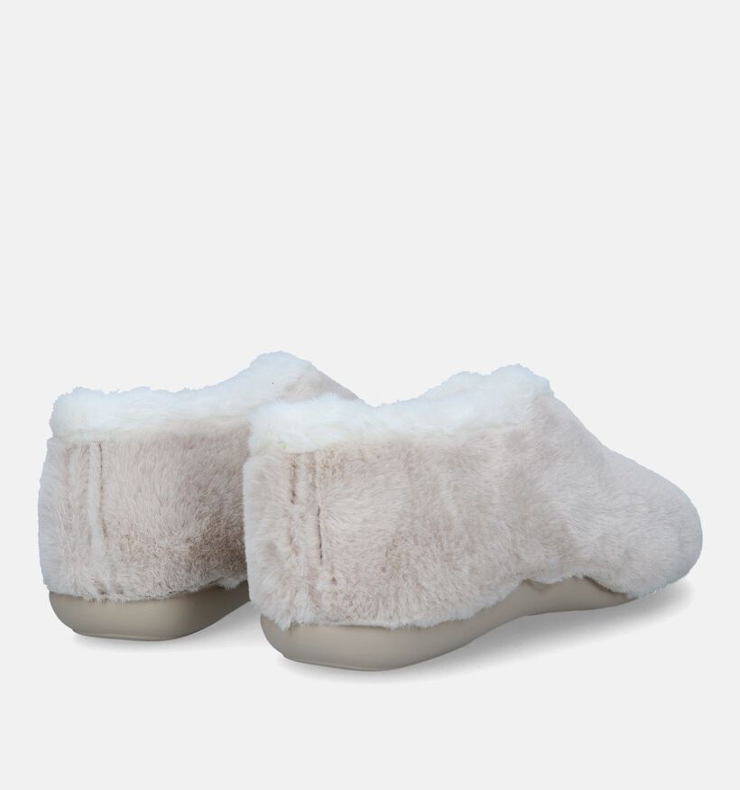 Torfs Home Pantoufles fermées en Beige pour femmes (333465)