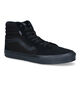 Vans Filmore Hi Zwarte Sneakers in daim (321111)