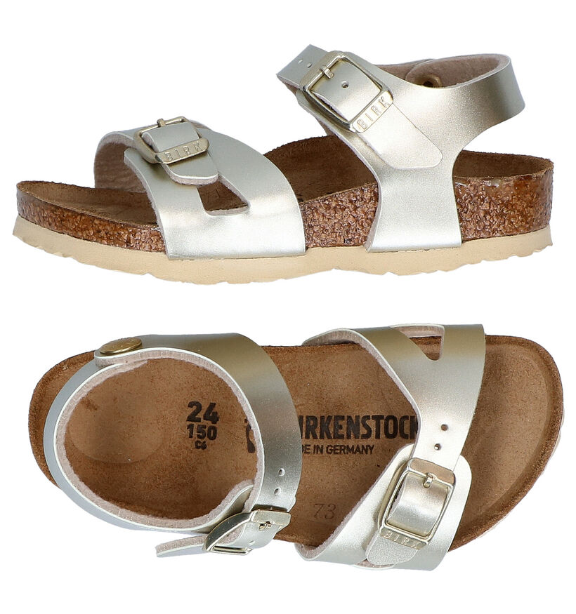 Birkenstock Rio Sandales en Rose pour filles (338101)