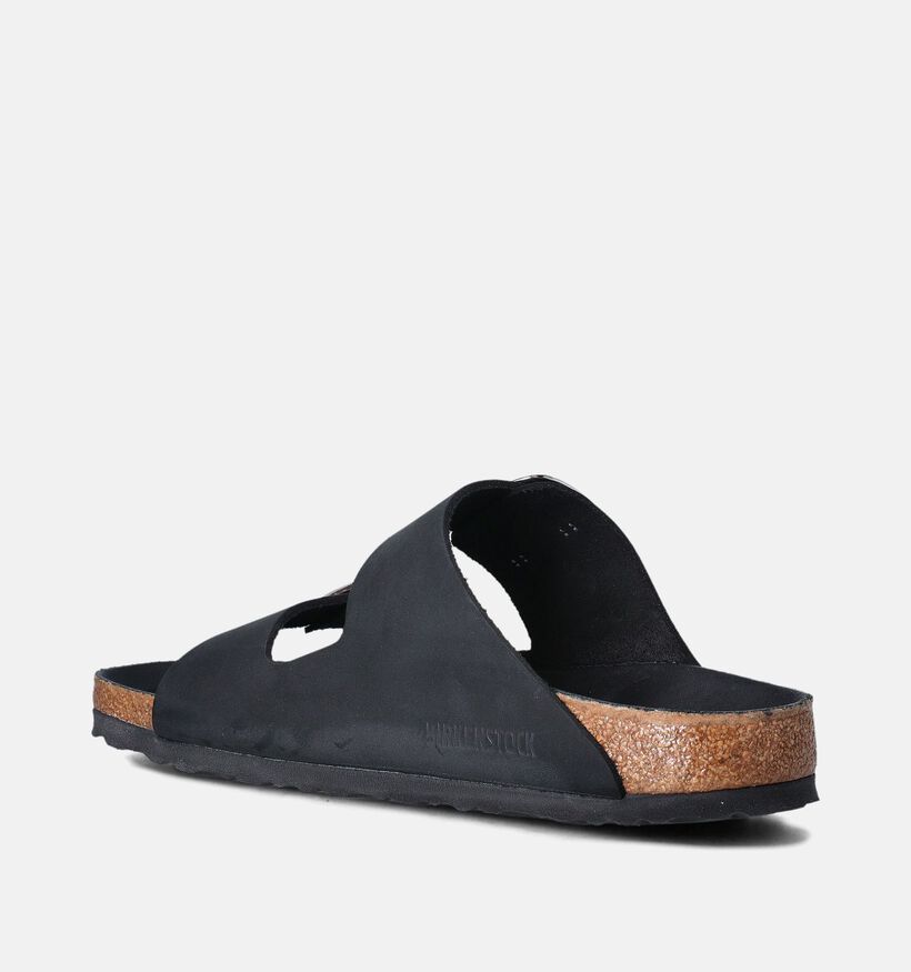 Birkenstock Arizona Big Buckle Zwarte Slippers voor dames (357606)