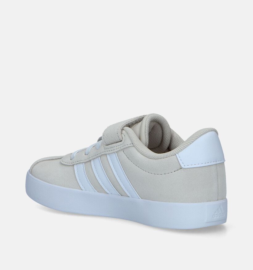 adidas VL Court 3.0 Baskets en Beige pour filles, garçons (341619)