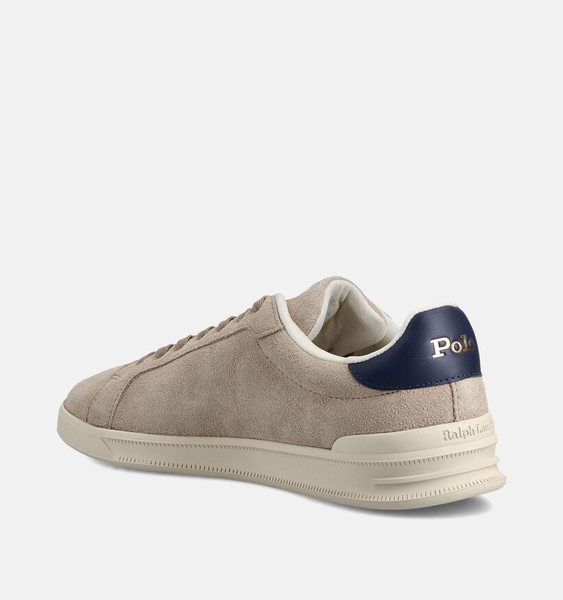 Polo Ralph Lauren HRT Court II Beige Veterschoenen voor heren (366440)
