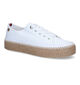 Tommy Hilfiger Rope Vulc Witte Sneakers voor dames (304008) - geschikt voor steunzolen