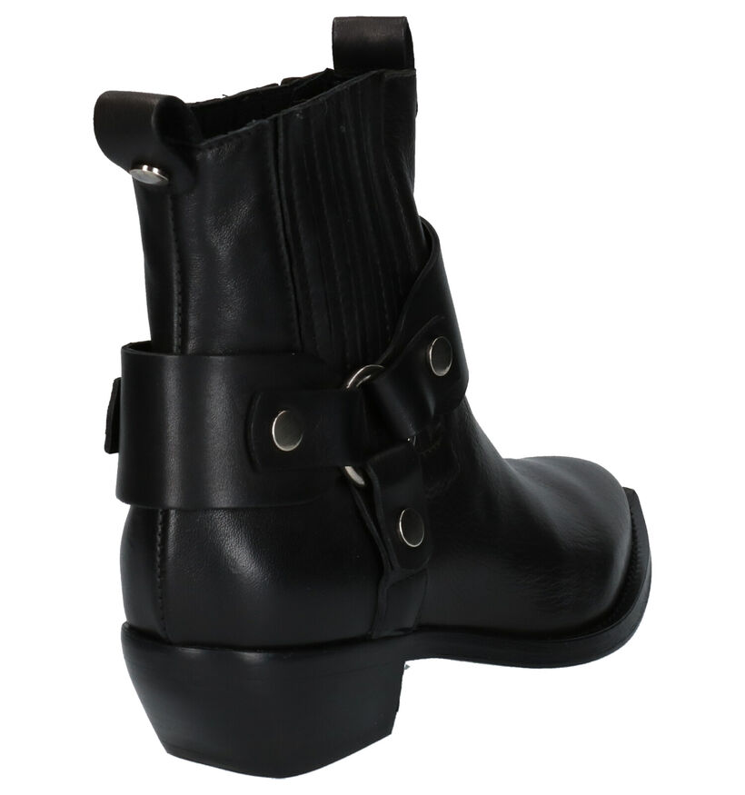 Curiosité Santiags en Noir en cuir (261188)