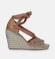 Guess Diandra Bruine Sandalen Met Sleehak voor dames (340074)