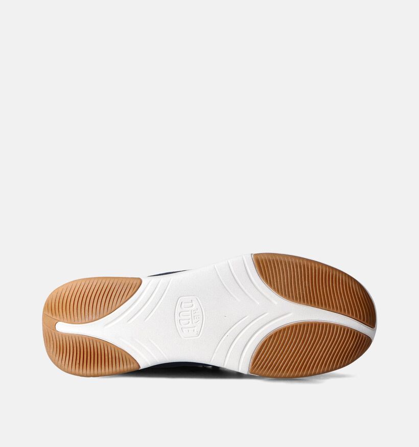 HEYDUDE Wally Drift Mesh Chaussures à enfiler en Bleu pour hommes (353486) - pour semelles orthopédiques