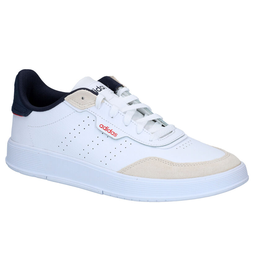 adidas Courtphase Witte Sneakers in kunstleer (284830)