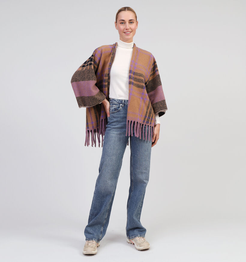 Expresso Bruine Poncho voor dames (351034)