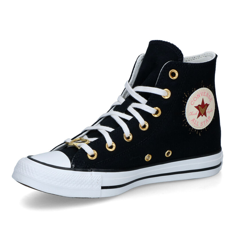 Converse CT All Star Hi Baskets en Blanc en textile (317442)