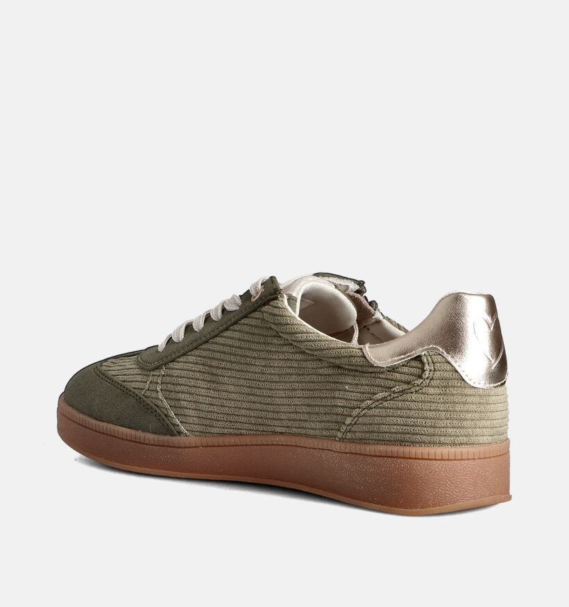 Marco Tozzi Baskets en Vert kaki pour femmes (360733) - pour semelles orthopédiques