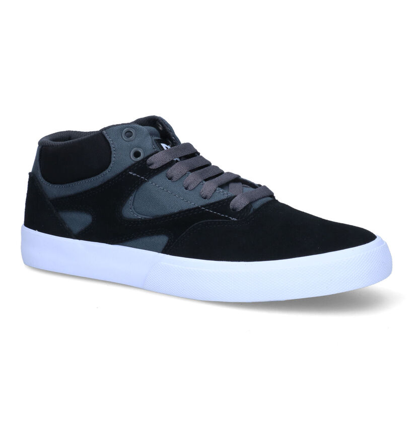 DC Shoes Kalis Vulc Mid Baskets en Noir pour hommes (303232) - pour semelles orthopédiques
