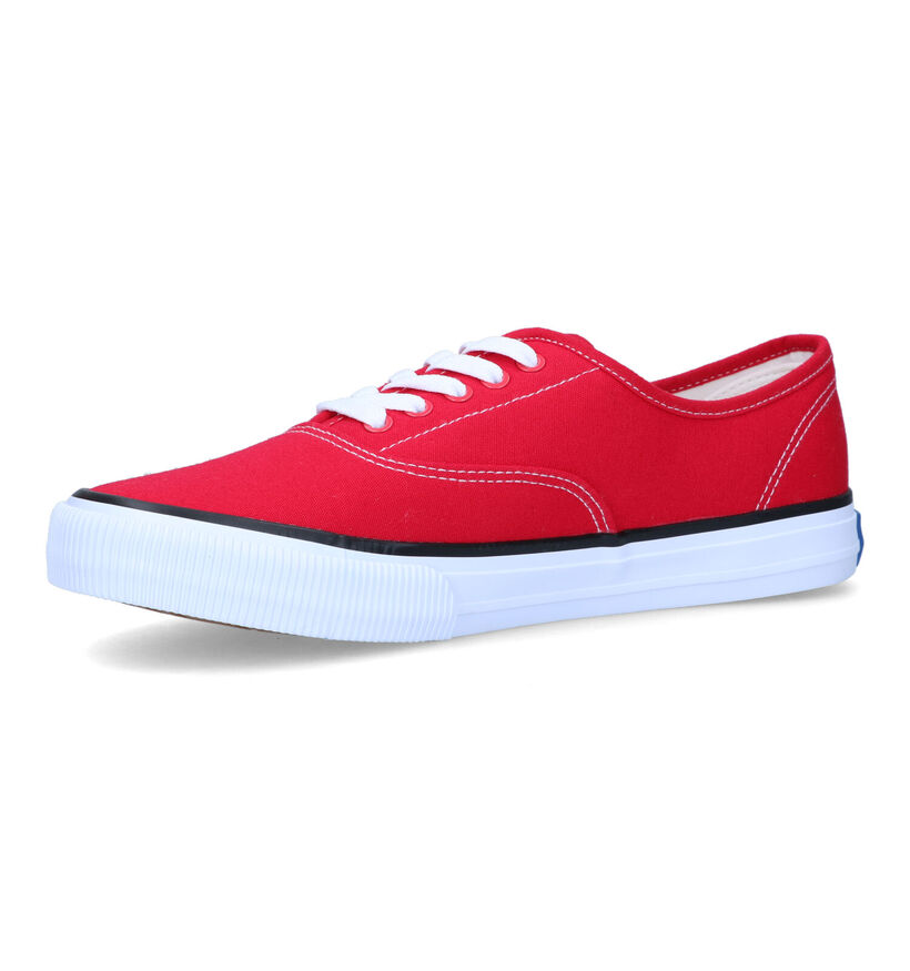 Jack & Jones Curtis canvas Chaussures à lacets en Rouge pour hommes (318636)