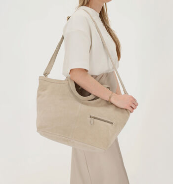 Charm London Schoudertassen Beige