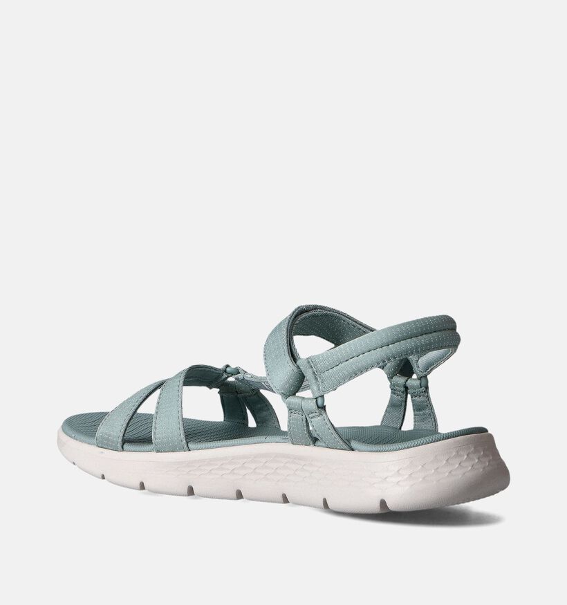 Go Walk Sandales plates en Vert pour femmes (354731)