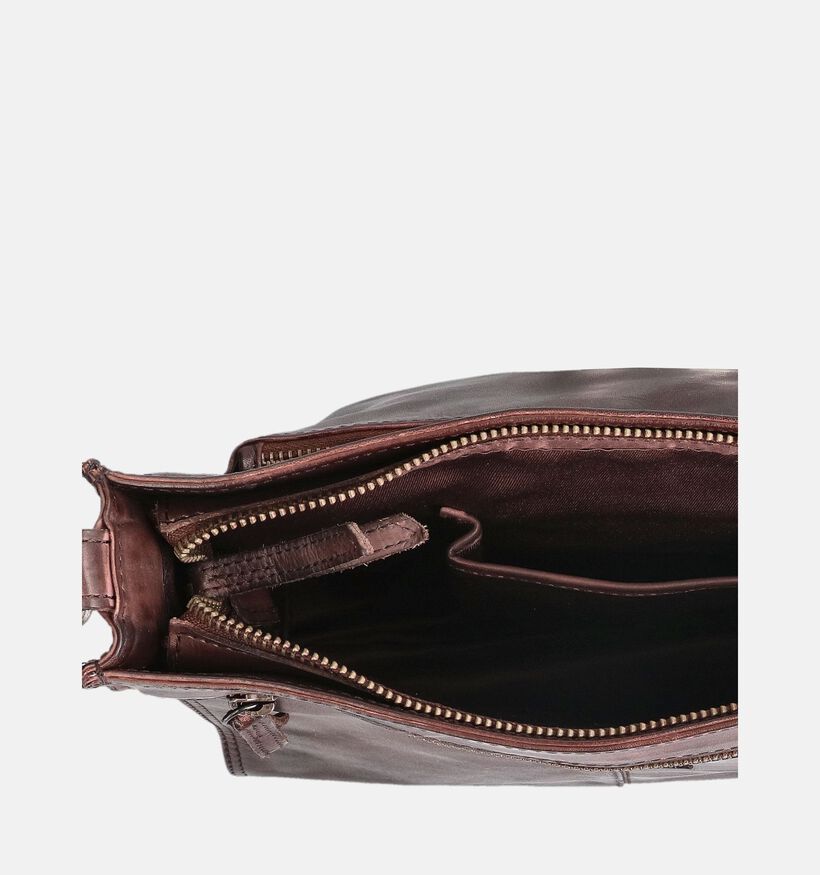 Bear Design Sac &agrave; bandouli&egrave;re en Marron pour femmes (375806)