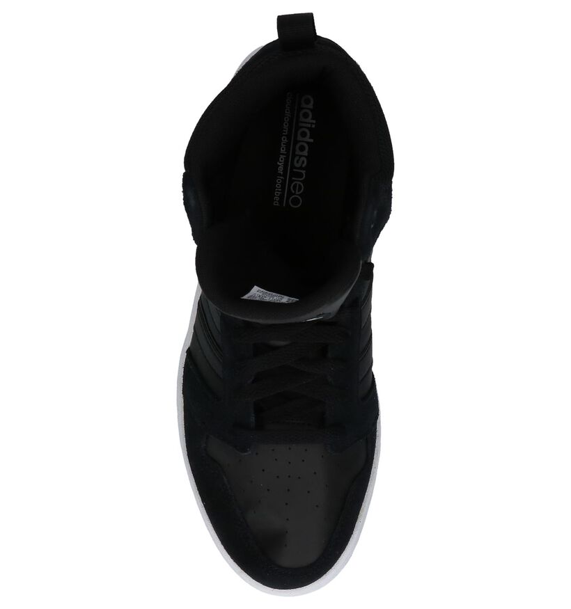 adidas CloudfoamBaskets hautes en Noir en imitation cuir (199444)