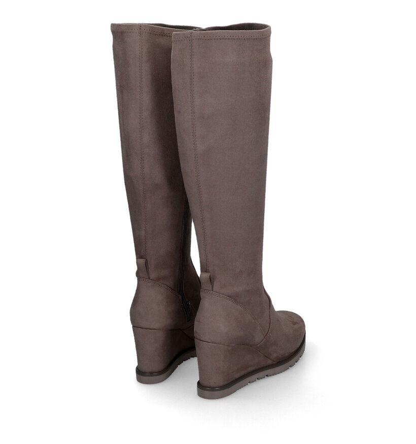Unisa Usar Bottes à stretch en Taupe pour femmes (316176)