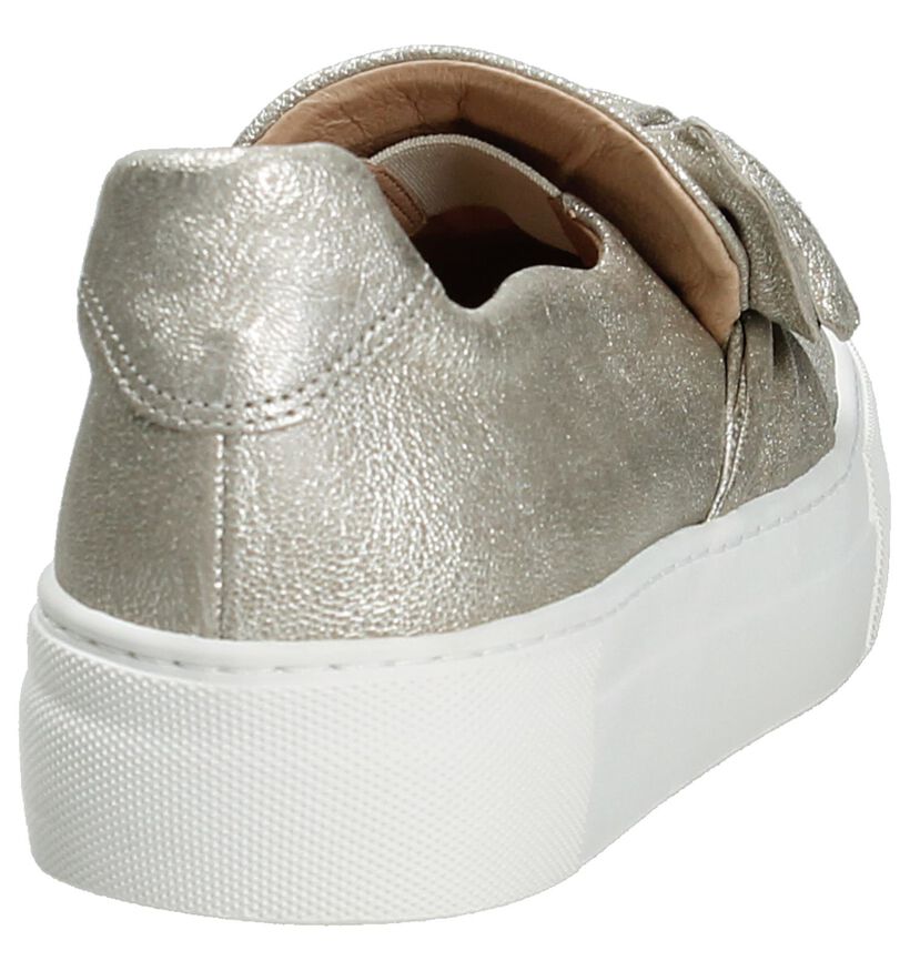 Softwaves Gouden Instappers met Strik, , pdp