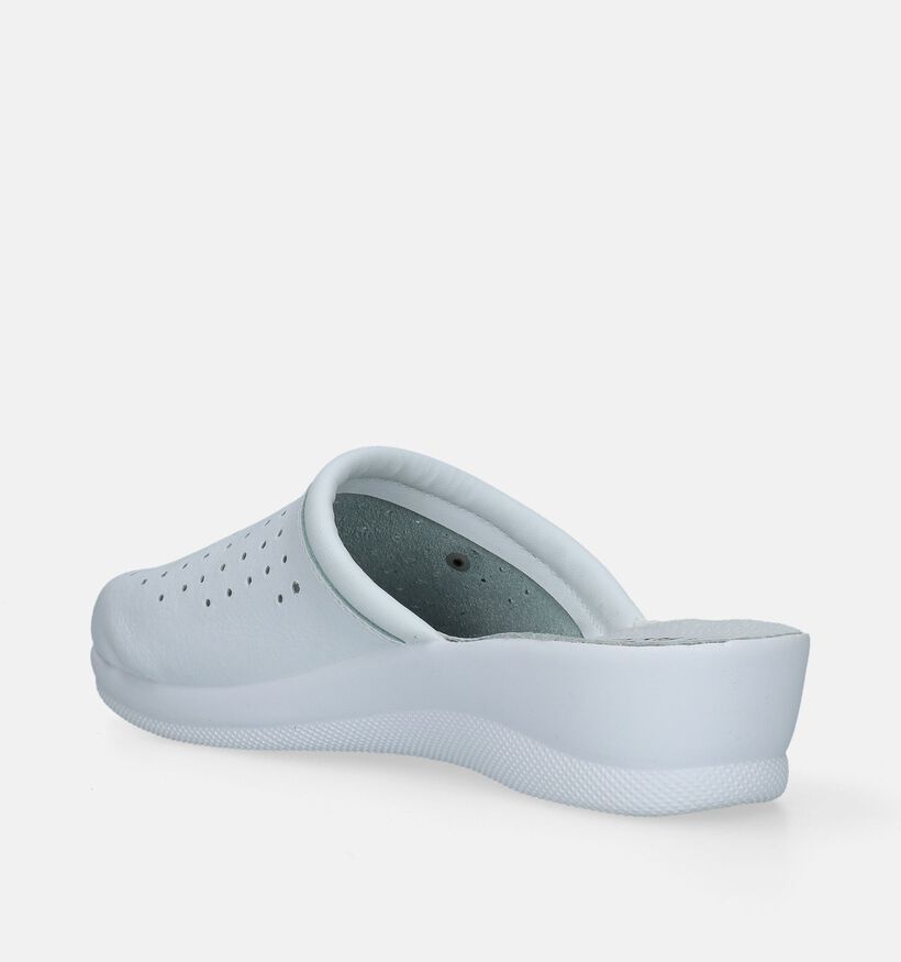 Fly Flot Pantoufles ouvertes en Blanc pour femmes (296435)