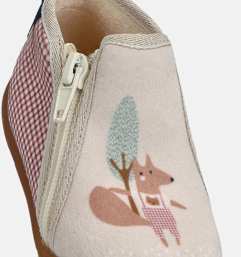 Bellamy Pantoufles fermées en Rose pour filles (364952)