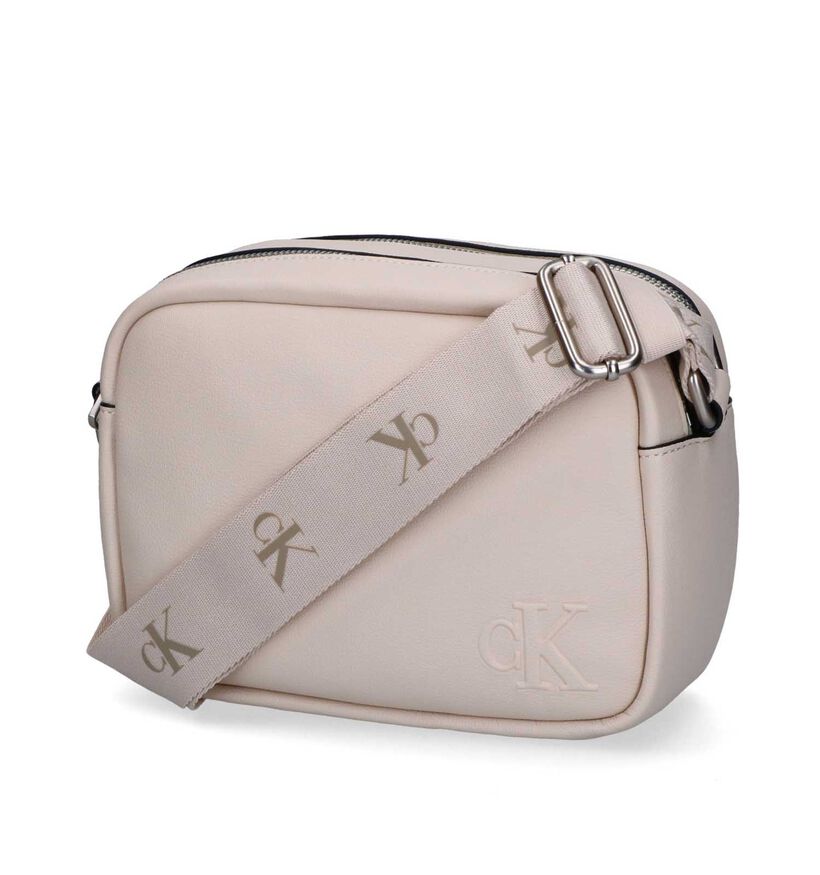 Calvin Klein Accessoires Ultralight Ecru Crossbody Tas in kunstleer (311149)