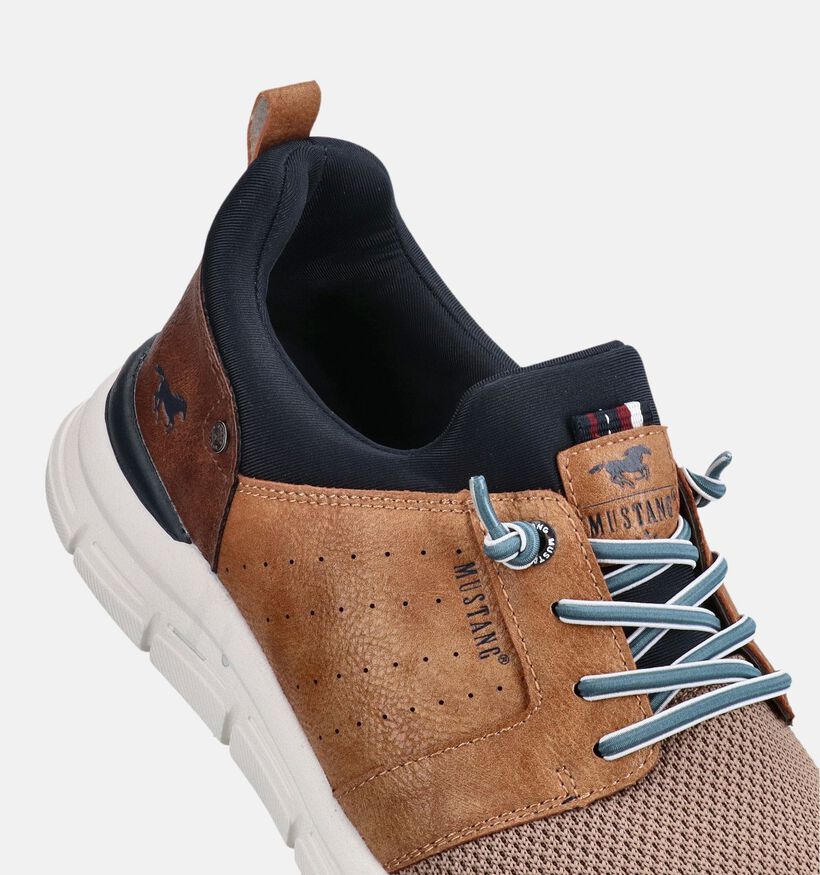 Mustang Mocassins en Marron pour hommes (372962) - pour semelles orthop&eacute;diques