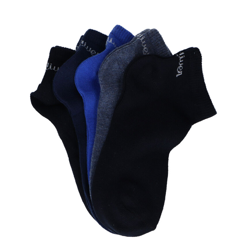 s.Oliver Chaussettes basses en Bleu - 5 Paires (221891)