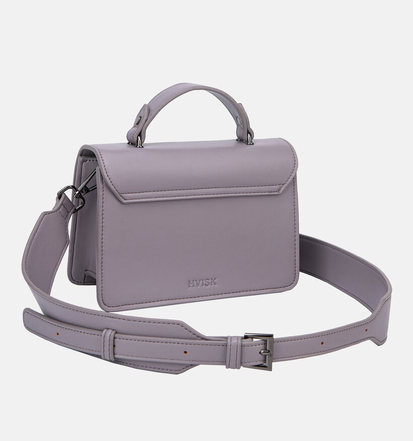 Hvisk Crane Soft Structure Sac à main en Lilas pour femmes (346722)