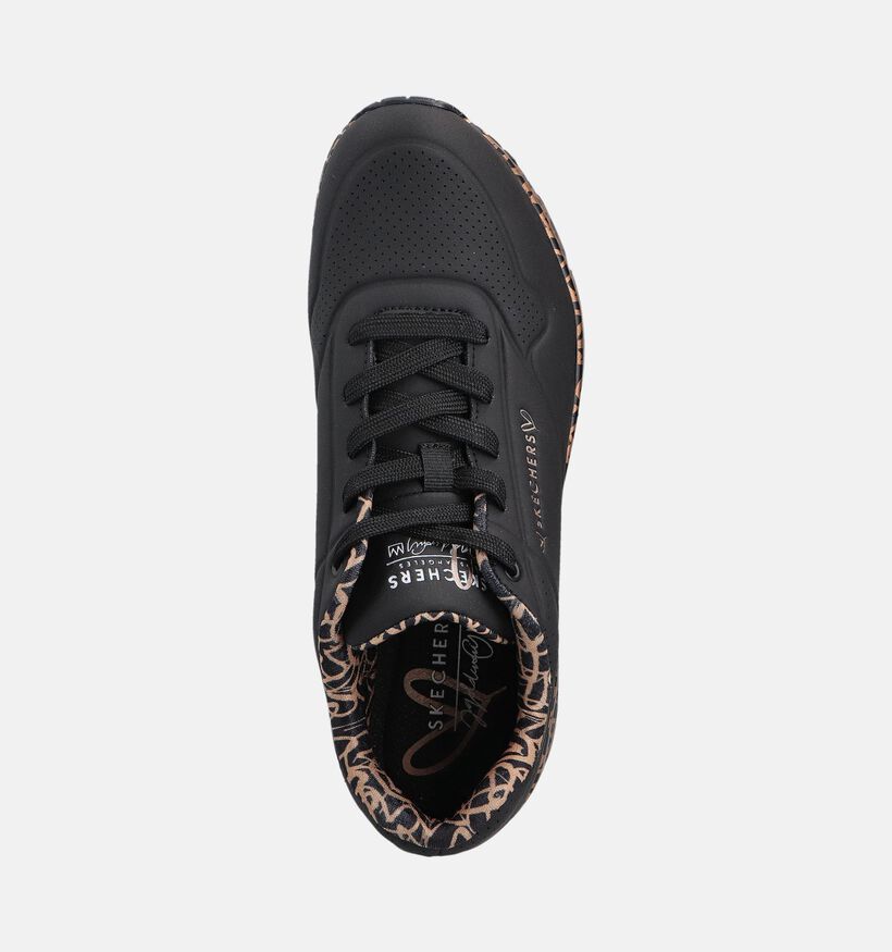 Skechers Uno Loving Love Baskets en Noir pour femmes (360904) - pour semelles orthopédiques