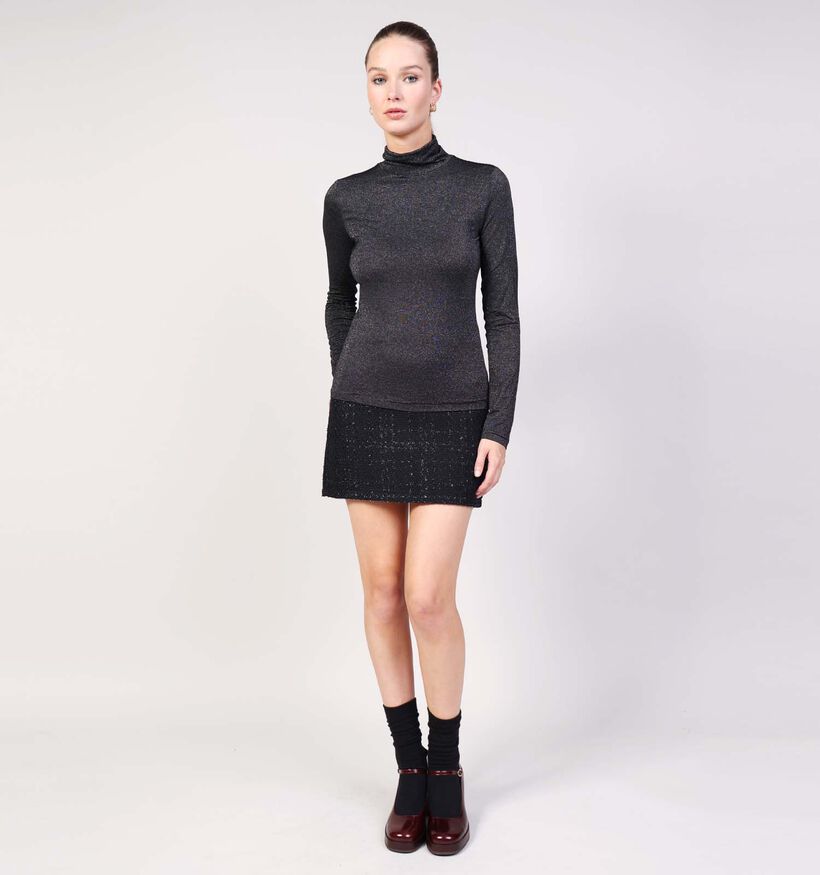 Vero Moda Glitter Longsleeves en Noir pour femmes (372424)