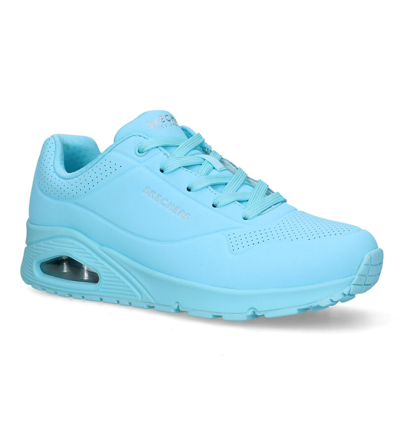 Skechers Uno Stand on Air Zwarte Sneakers voor dames (326235)