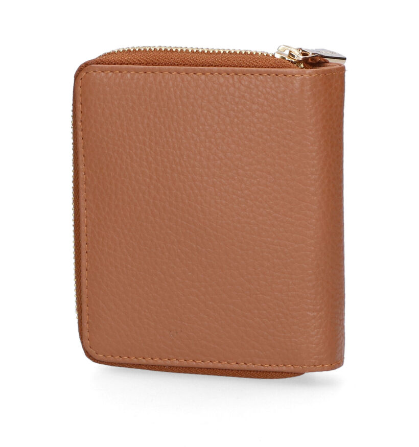Crinkles Porte-monnaie zippé en Noir pour femmes (329716)