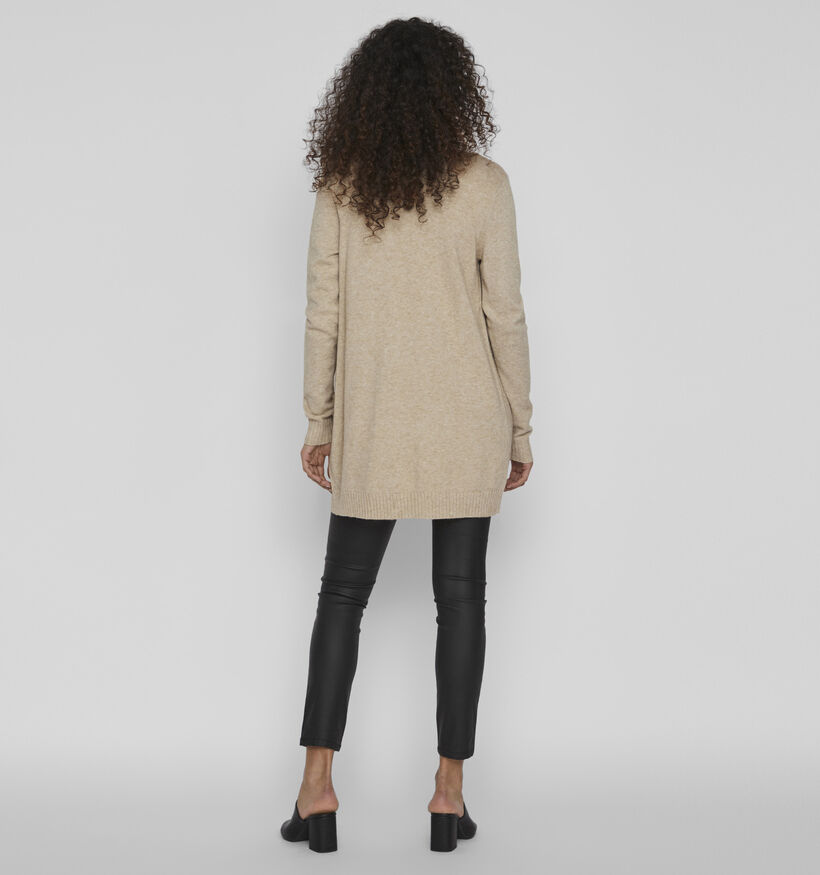 Vila Ril Cardigan tricoté en Beige pour femmes (351739)