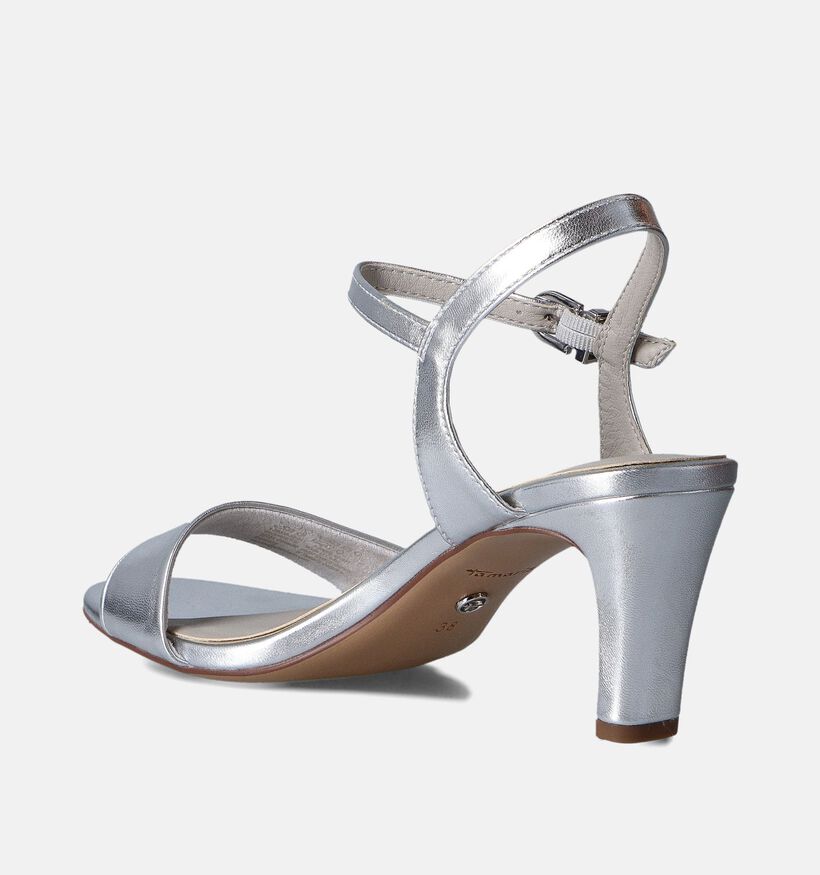 Tamaris Sandales à Talons en Argent pour femmes (354301)