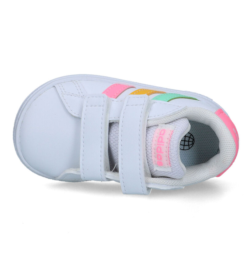 adidas Grand Court 2.0 Witte Sneakers voor meisjes (318980)