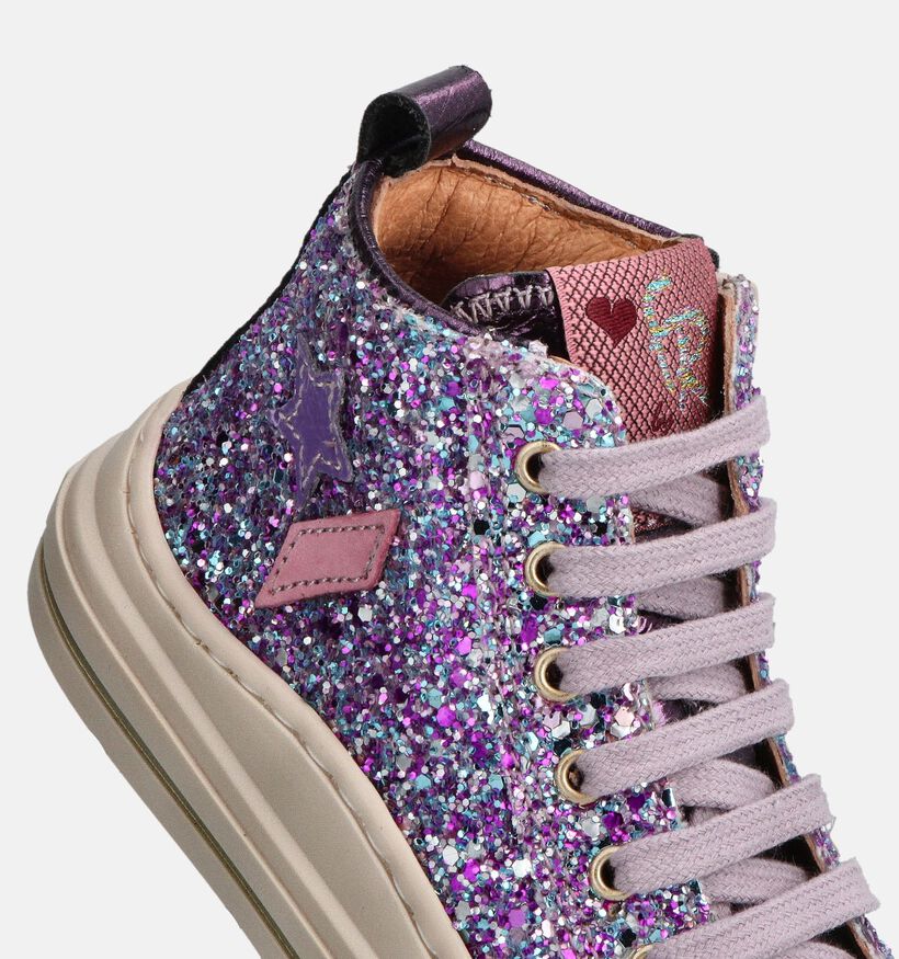 FR by Romagnoli Chaussures hautes en Violet pour filles (364837) - pour semelles orthopédiques
