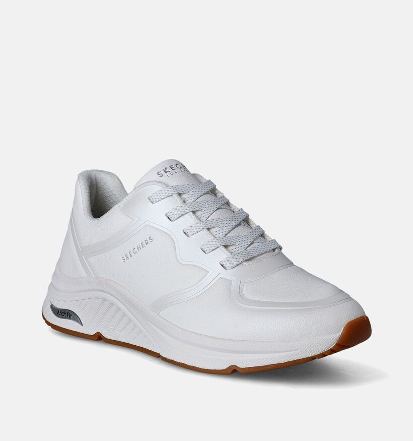 Skechers Arch Fit S-Miles Mile Makers Witte Sneakers voor dames (351898)