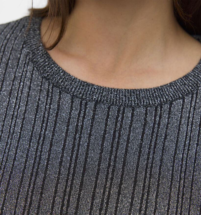 Vero Moda Curve Talia Pull en Gris pour femmes (362585)
