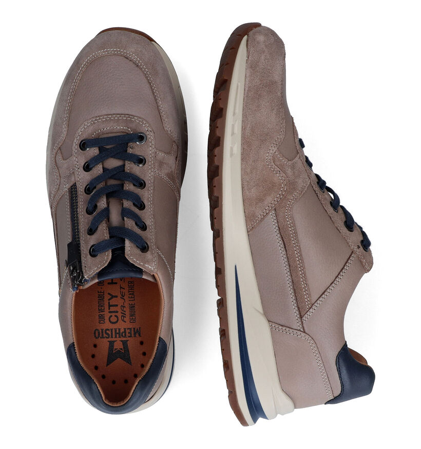 Mephisto Bradley Velsport Chaussures à lacets en Bleu pour hommes (345986) - pour semelles orthopédiques