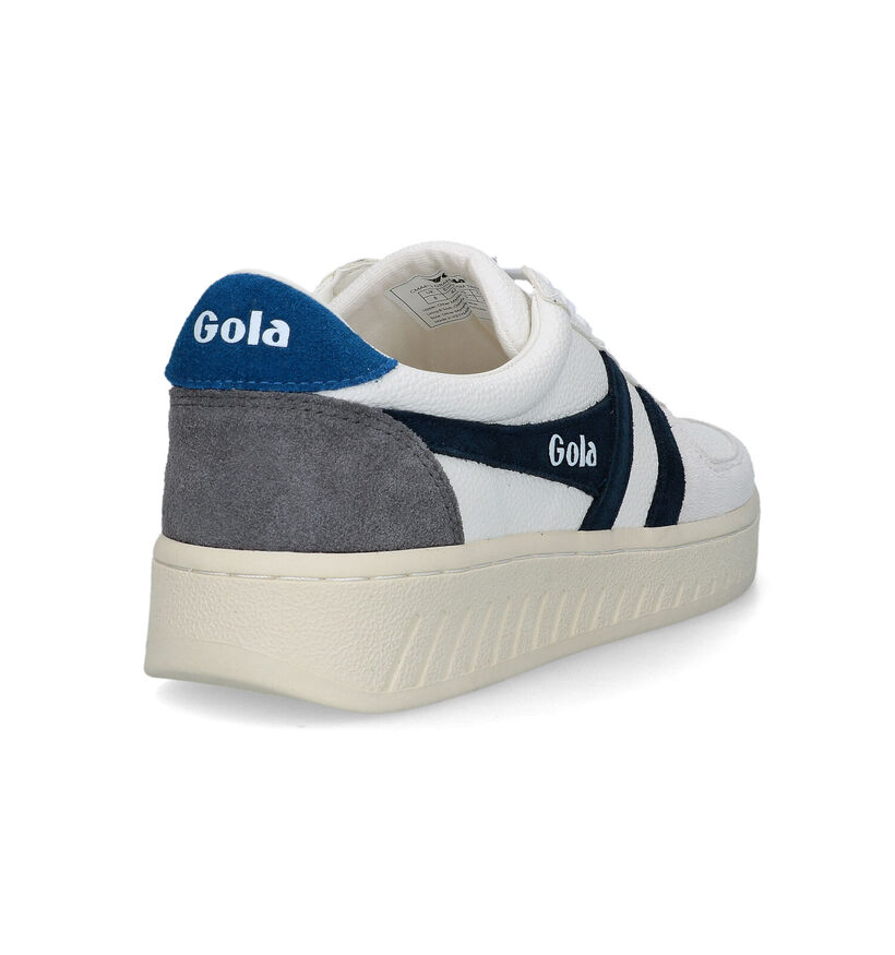 Gola Grandslam Trident Witte Sneakers voor heren (320371) - geschikt voor steunzolen
