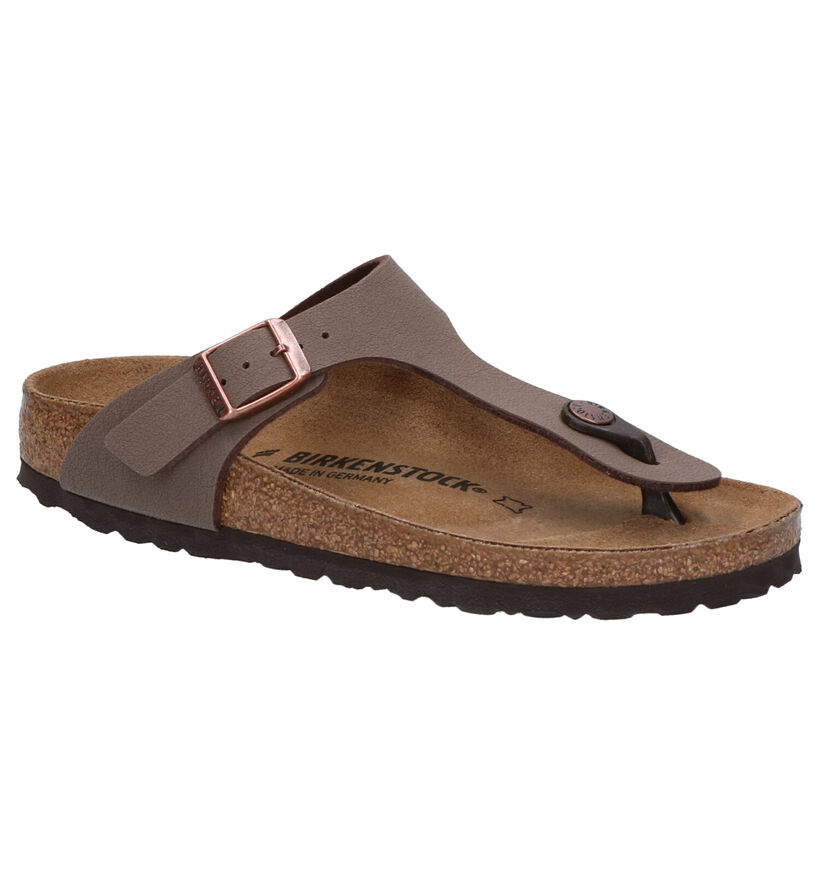 Birkenstock Gizeh Zwarte Teenslippers voor jongens (338075)