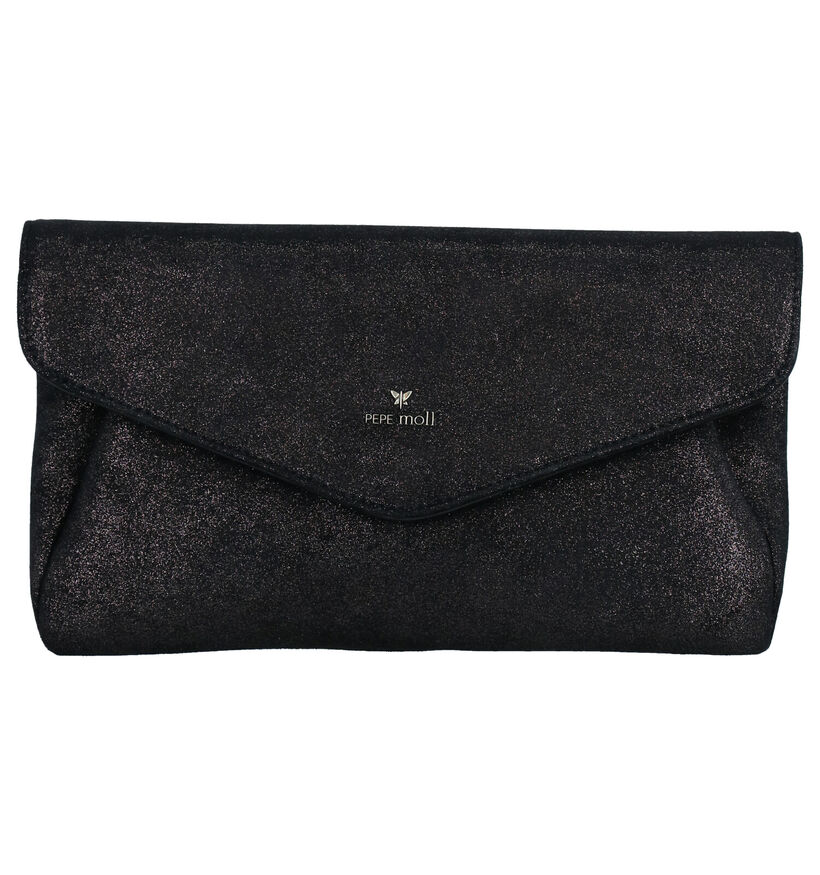 Pepe Moll Zwarte Clutch in stof (283577)