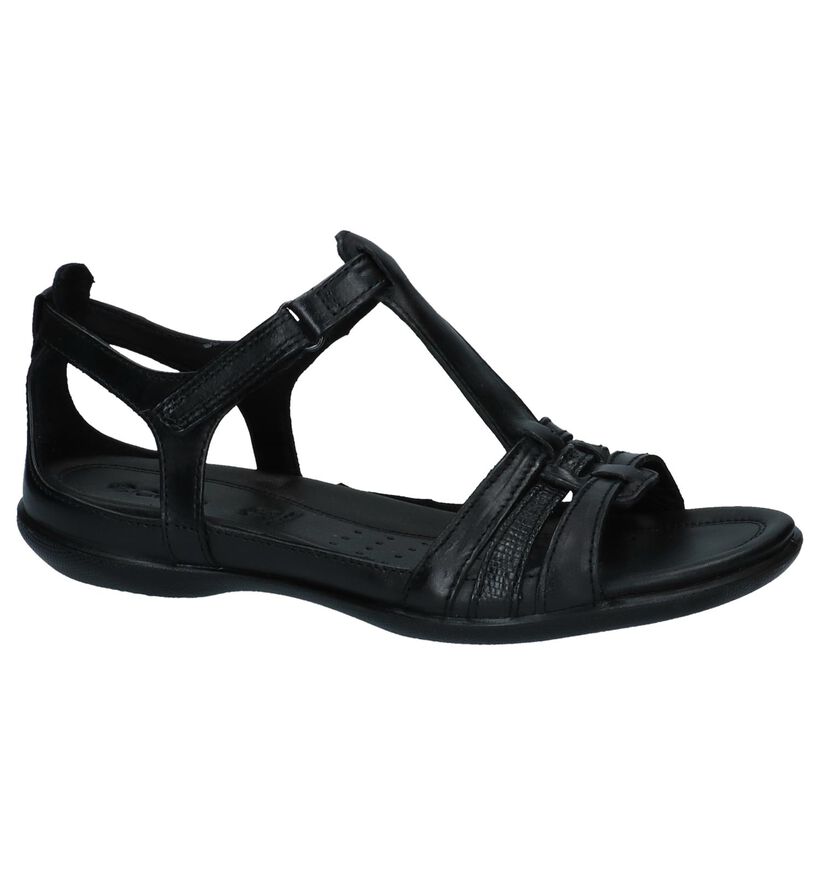 ECCO Flash Zwarte Sandalen in leer (287286)