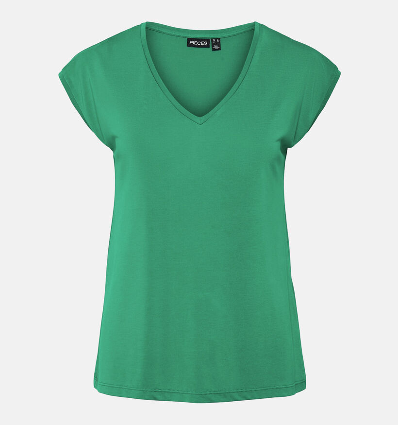 Pieces Kamala Groen Basic T-shirt voor dames (351121)